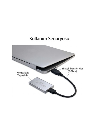 Usb 3.0 To M-sata Ssd Harici Harddisk Kutusu