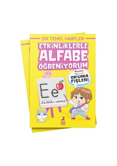Etkinliklerle Alfabe Öğreniyorum- Ren Kitap