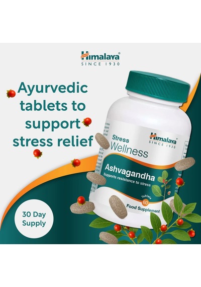 Himalaya Stress Wellness Ashwa/gandha 60 Tablet