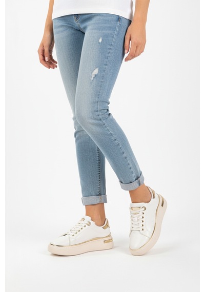 Beyaz Bağcıklı Hafif Esnek Kadın Sneaker Lady 028 Z Beyaz
