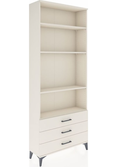 Arges Dolap 4 Raflı 3 Çekmeceli 88x30x221 Aytaşı-aytaşı Aytaşı