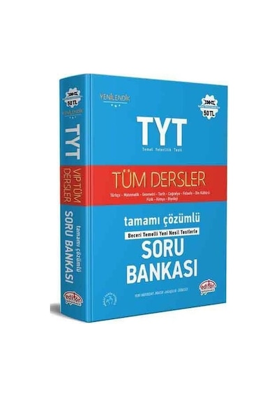 TYT Tüm Dersler Soru Bankası -  Editör