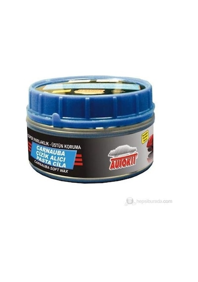 Autokit Carnauba Çizik Giderici Pasta Cila 230 Gr Mavi Kutu