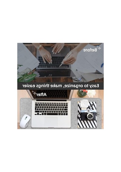 100x50 Cm Kaymaz Keçe Masa Pedi, Anti-statik