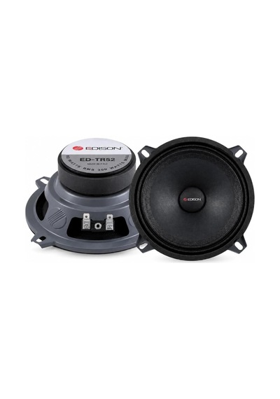 Edison Ed-tr52 5.25 İnç Midrange Hoparlör, 300 Watt Maksimum Güç, 80 Watt Rms, 4 Ohm, Oto Ses Sistemleri İçin, 2 A