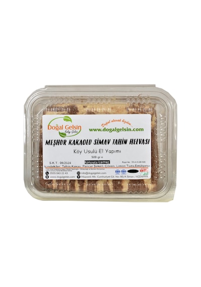Doğal Gelsin Meşhur Kakaolu Simav Tahin Helvası 500 G