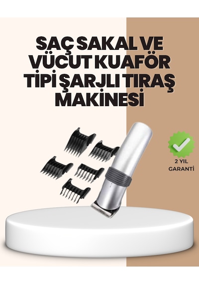 Tıraş - 560 - Makinesi Temizlik Ve Yağlama - Edntrend - Setiyle Birlikte Şarjlı