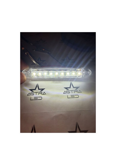 10 Adet 9 Led'li Parmak Led Beyaz Kamyon Tır Ve 12/24 Volt Araçlar Aksesuar Dorse & Etek Lambası