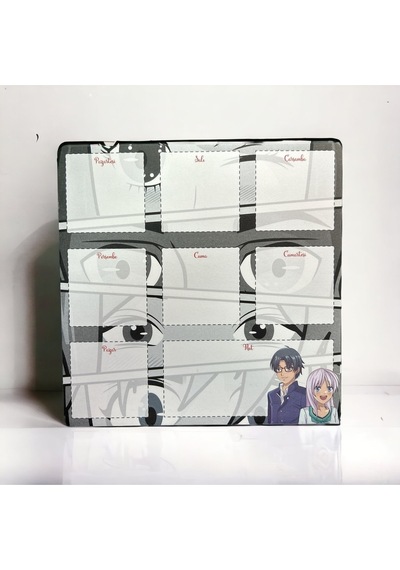 19.5x19.5cm 52 Yaprak Haftalık Planner - Anime Diğer