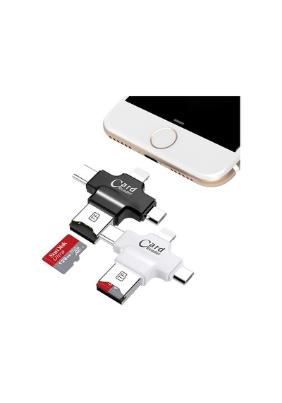 Apera GN-24 OTG 4 in 1 Micro USB Flash Disk Type C Mikro SD Kart