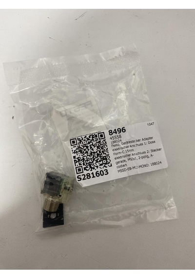 Festo Mssd-eb-m12-mono Soket 188024
