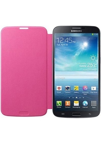 Galaxy Mega İ9200 İle Uyumlu Flip Cover Kılıf Pembe Ef-fı920bpegww