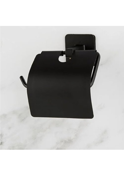 Yapışkanlı Tuvalet Kağıdı Tutacağı,tuvalet Kağıdı Askısı,kapaklı Model 16.5 x 12.2 x 11.2 CM
