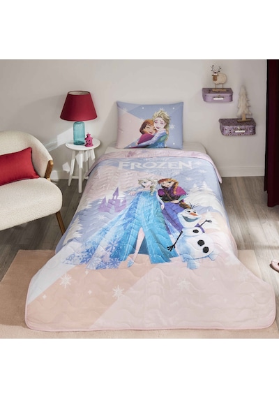 Lisanslı Disney Frozen Winter Tek Kişilik Yatak Örtüsü Seti 000000001000051959 Çok Renkli