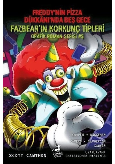 Freddy'nin Pizza Dükkanı'nda Beş Gece Fazbear'ın Korkunç Tipleri Grafik Roman Serisi 5 - Ezjı-727179