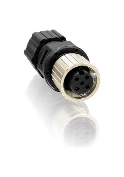 Zhong M12pg-5a ,m12/5-pin Düz Dişi Soket