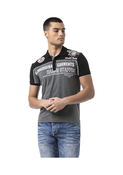Cipo & Baxx Ct803 Erkek Polo Tişört - Regular Fit, Baskı Ve Aplikeli Anthracite Antrasit Cipo & Baxx Ct803 Erkek Polo Tişört - Regular Fit, Baskı Ve Aplikeli Anthracite Antrasit