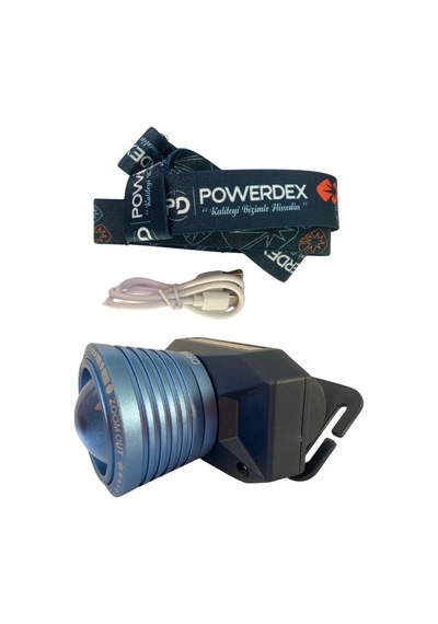 Powerdex Pd-1572 Şarjlı Zoom Ledli Profesyonel Kafa Lambası