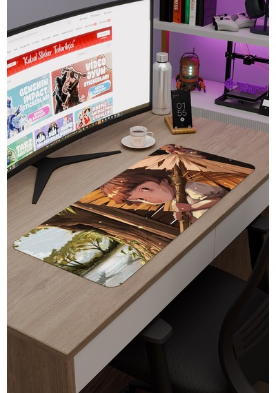 Ateşböceklerinin Mezarı Anime V3 - 70x30 Xl Gaming Kauçuk Kaymaz Taban Mouse Pad Fare Altlığı