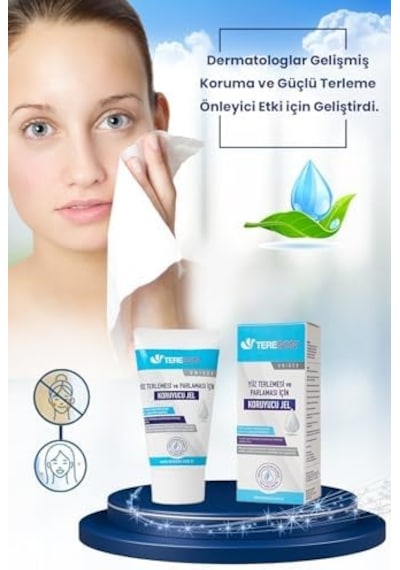 Tereson Yüz Terlemesi Ve Parlaması İçin Koruyucu Jel, 50ml 22109070