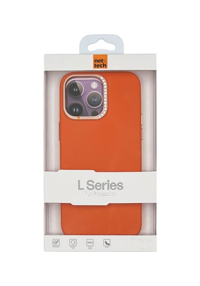 Nettech Apple Uyumlu iPhone 14 Pro Nt-n032 Arka Koruma Kılıf - Pembe Pembe