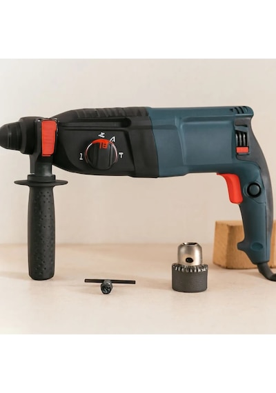 Jenerik 1500w 26mm Elektrikli Darbeli Matkap - Çantalı
