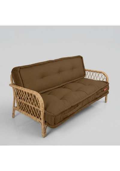 2'li Yer Minderi 60x120x14 Cm Palet Minderi, Bahçe Minderi, Oturma Minderi, Balkon Takımı Minderi Kahverengi Diğer