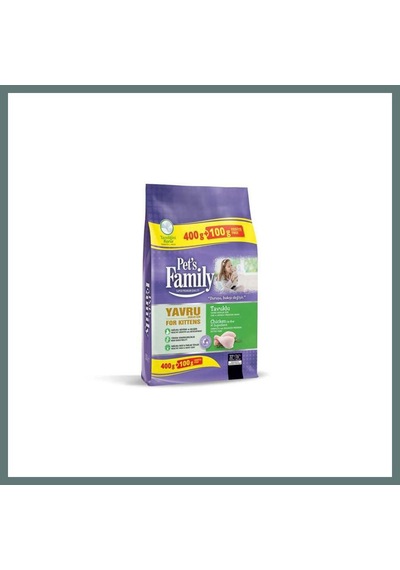 Pets Family Tavuklu Yavru Kedi Maması 400+100gr 1 Adet Ventra
