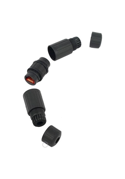Ip68 Rj45 8P/8C Ara Konnektör Endüstriyel Su Geçirmez Dış Ortam