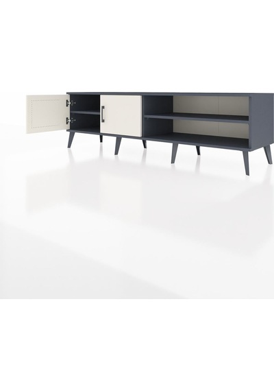 Hyperion Tv Ünitesi 2 Raflı 2 Kapaklı 176x44x51 Antrasit-aytaşı/antrasit Aytası/antrasıt Hyperion Tv Ünitesi 2 Raflı 2 Kapaklı 176x44x51 Antrasit-aytaşı/antrasit Aytası/antrasıt