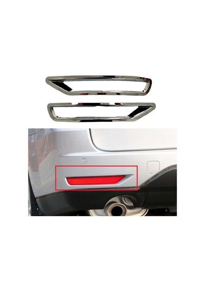 Subaru Forester 2009 2012 Arka Reflektör Reflektör Çerçevesi Krom