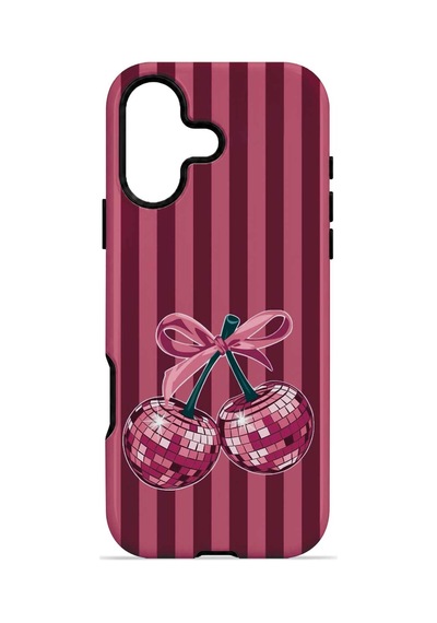 Velvoria Valestra Disco Cherry Stripe Apple Apple iPhone Uyumlu 16 Plus Darbe Korumalı Kılıf Valestra Select - Disco Cherry Stripe Velvoria Valestra Disco Cherry Stripe Apple Apple iPhone Uyumlu 16 Plus Darbe Korumalı Kılıf Valestra Select - Disco Cherry Stripe