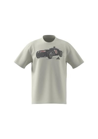 Adidas Erkek T-shirt "mercedes - Amg Petronas Formula 1 Team Sılver Arrows 1955 Graphıc Tee" Ks2256 Beyaz