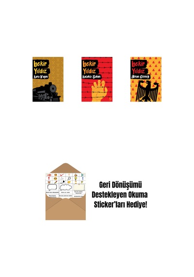 Kara Vagon + Kaçakçı Şahan + Alman Ekmeği + Okuma Sticker'ları