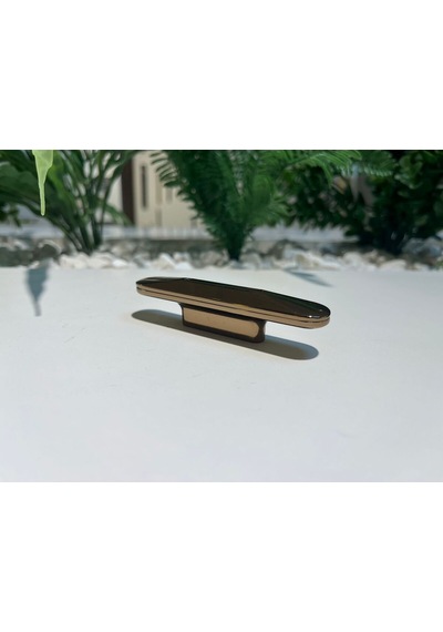 Lungo Metal Kulp 32mm Bronz Modern Mobilya Dolap Kapak Tv Ünite Çekmece Komodin Şifonyer Portmanto