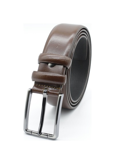 İmza Camel Düz Classic %100 Deri Dikişsiz Kemer 1046260307 Taba