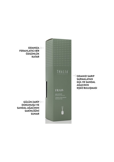 Thalia Home Sandal Ağacı & Gül Kokulu Çubuklu Oda Kokusu 100 ML