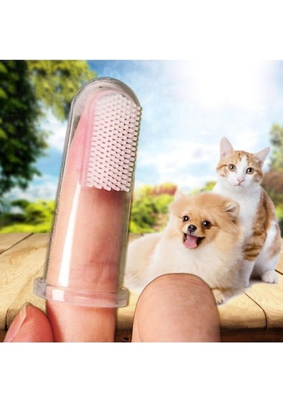 Kedi Ve Köpek Parmak Diş Fırçası (Saklama Kutulu)