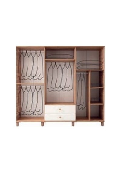 Kestel Mdf 6 Kapılı Dolap Ekru