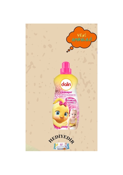 Deterjan 1500 Ml 3 Adet Yumuşatıcı 1500 Ml 3 Adet Yeni Ambalaj