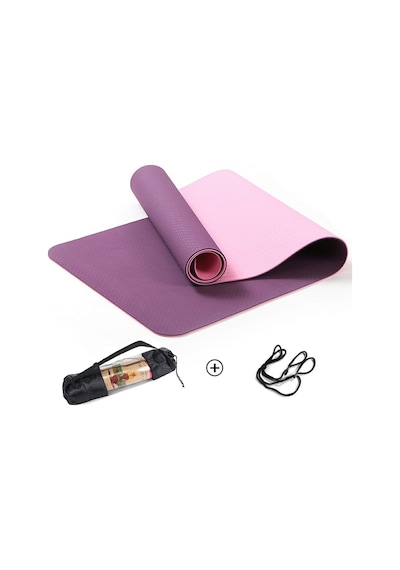 Pilates & Yoga Minderi, Çift Renkli Mat Pembe