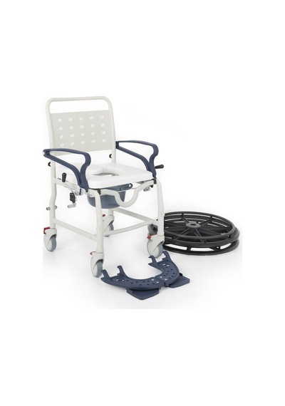 Dm-8088d Soft Lacivert Banyo Ve Tuvalet Tekerlekli Sandalye