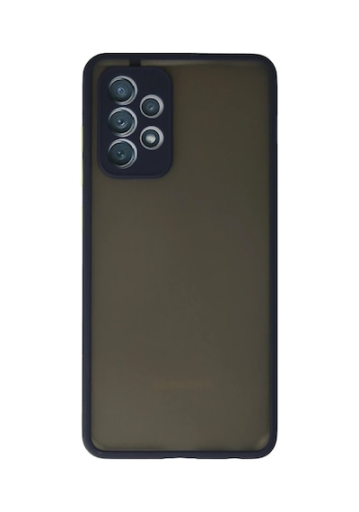 Samsung Galaxy A72 Kılıf Montreal Silikon Kapak - Lacivert 0.2M-Çok Renkli