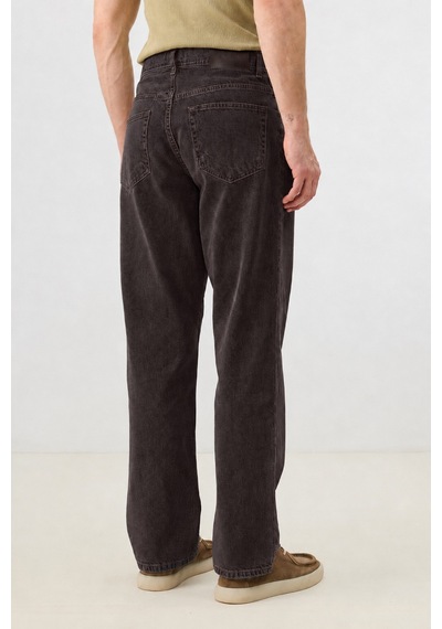 Antioch Regular Fit Erkek Jean Koyu Kahve
