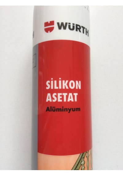 Würth Güçlü Silikon Yapıştırıcı 310ml Gümüş Renk Silikon