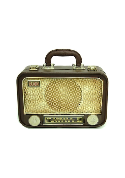 Dekoratif Metal Radyo Bavul