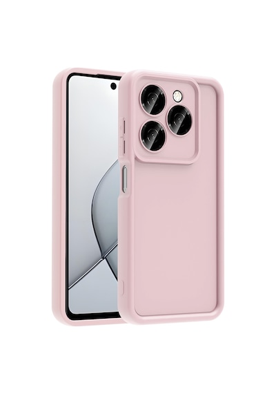 Zore Tecno Spark 20 Pro 5g Kılıf Kamera Korumalı Omsy Ananas Kapak - Pembe