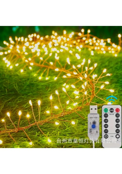 6m 200 Led Gün Işığı Uzaktan Kumandalı 8 Modlu Usb'li