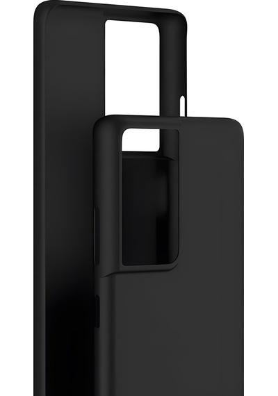 Galaxy Uyumlu S21 Ultra Süper Pp Silikon Kılıf Siyah