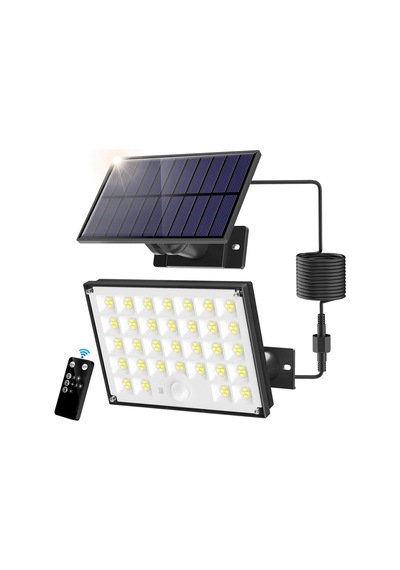 Sigrill Hareket Sensörlü Dış Mekan Güneş Enerjili Aydınlatmalar, Uzaktan Kumandalı 127 Led, 3 Mod